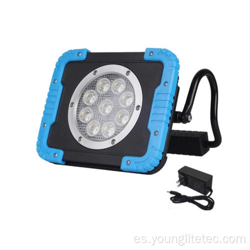 Potente 6600mAh recargable led led inundación luz de trabajo